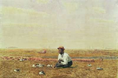 Whistling for Plover, 1874 by Thomas Eakins